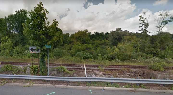 The tracks at Canal and Centre streets in Easton.