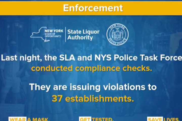 COVID-19: Summonses Issued To 37 Downstate Establishments As State Police, SLA Step Up Patrols