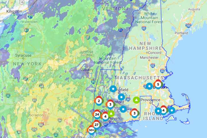 Thousands In Connecticut Without Power As Tropical Storm Isaias Hits Area