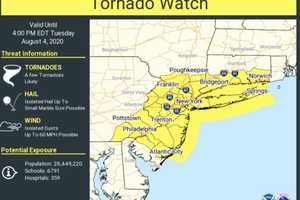 Tornado Watch Now In Effect For Westchester