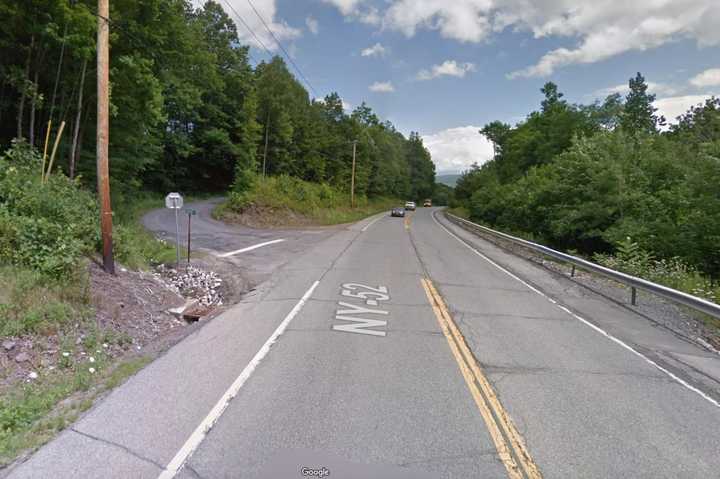 Route 52 near Hacienda Road in Wawarsing.