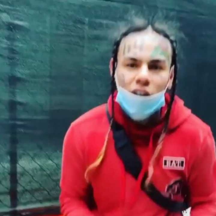 6ix9ine made a recent visit to a Bergen County mall that ended with the “TROLLZ” rapper running through the streets with his security team, reports say.