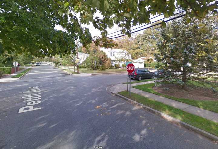 The intersection of Petit Avenue and Webster Street in Merrick, where a man exposed himself.