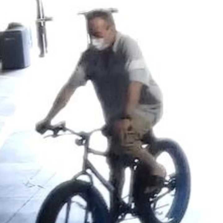 A man who stole a $600 bicycle from a Long Island parking garage is wanted by police.