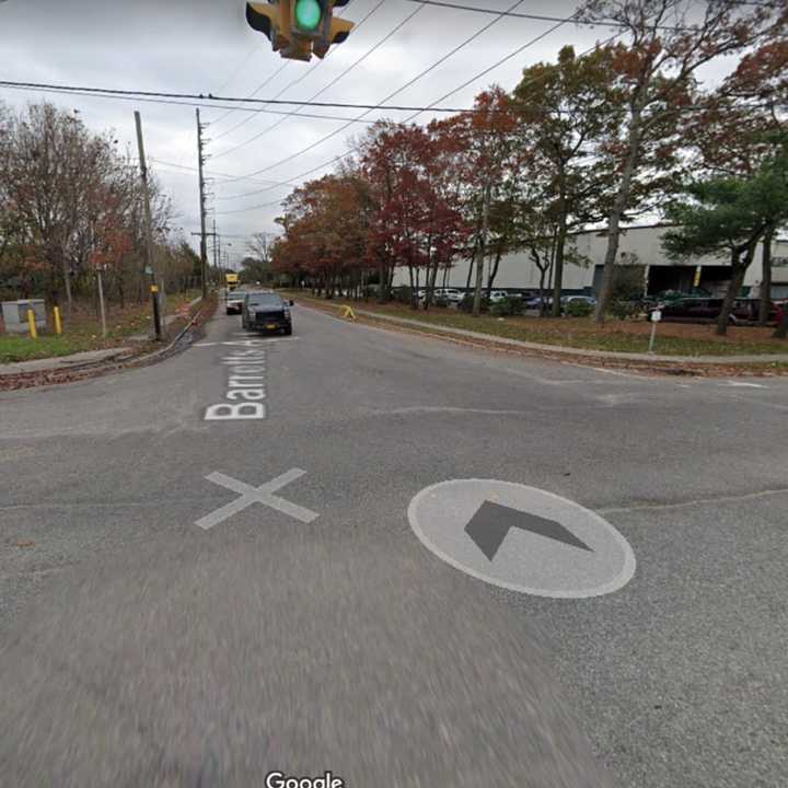 Waverly Avenue and Barretts Avenue in Holtsville.