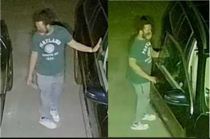 A man is wanted in connection to multiple break-ins of unlocked cars in Fairfield County.