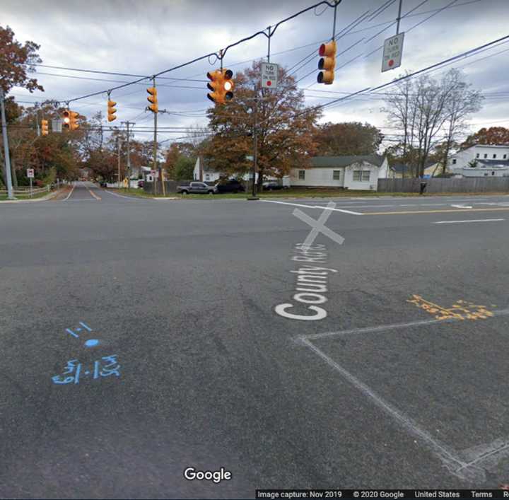 North Ocean Avenue and Shaber Road in North Patchogue.