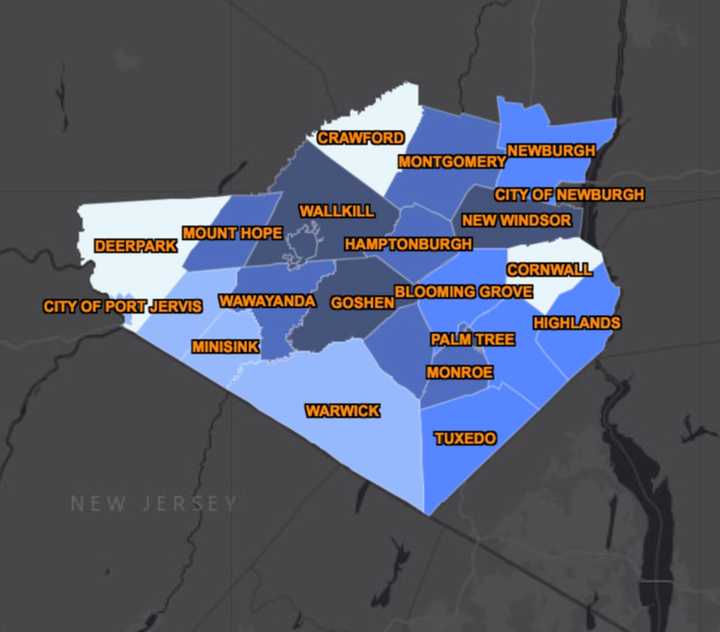 The breakdown of COVID-19 cases in Orange County as of Friday, Sept. 25.