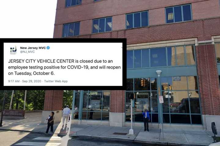 COVID-19: Jersey City MVC Agency Closed After Worker Tests Positive