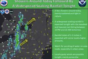 Super Soaker: Heavy Rain, Gusty Winds Will Sweep Through Area