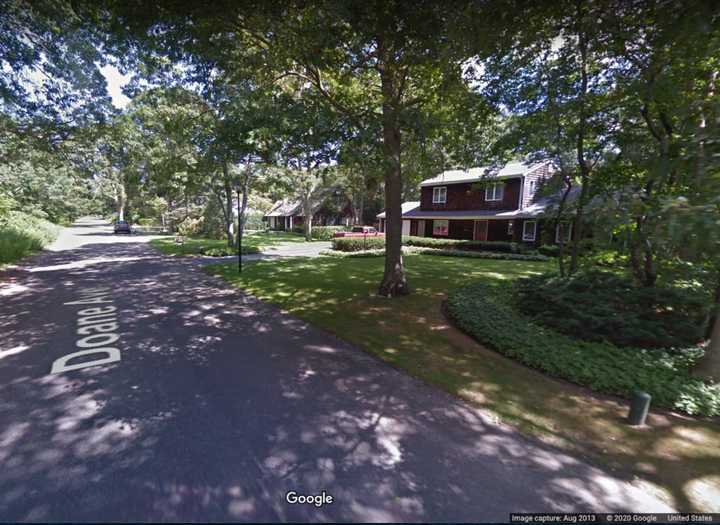 The home on Doane Avenue in Bellport where the bodies were discovered.