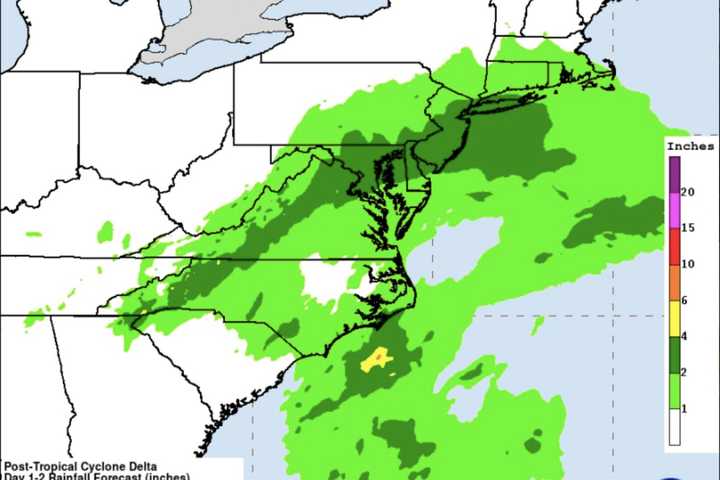 Remnants Of Delta Will Bring Heavy Rain, Gusty Winds That Could Cause Power Outages