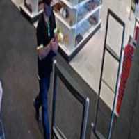 <p>Security footage of the wanted man.</p>