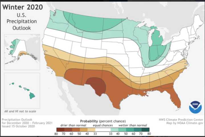 NOAA Releases 2020-21 Winter Outlook: Here's What It Says About Northeast, Effects Of La Niña