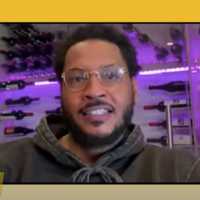 <p>Justin Gavin was surprised on the Drew Barrymore show with a personal message from his favorite basketball player, Carmello Anthony of the Portand Trail Blazers.</p>