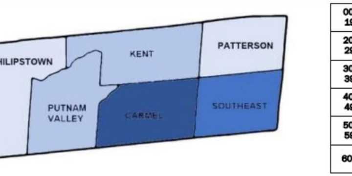 A breakdown of COVID-19 cases in Putnam County as of Friday, Oct. 23.