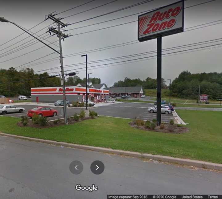 AutoZone on Route 52 in Liberty.