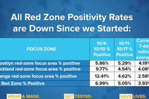 COVID-19: 'Micro-Cluster' Strategy Working In "Red Zones," Cuomo Say