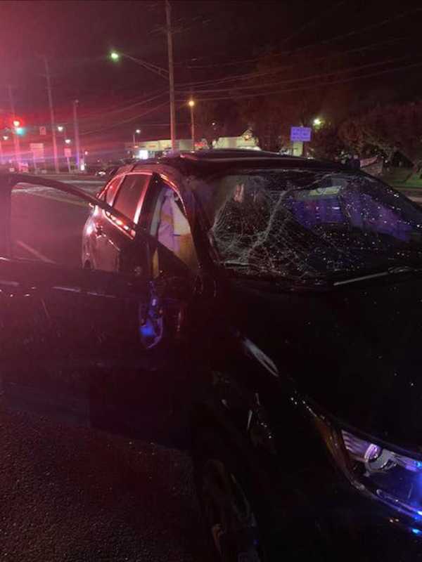 One Hospitalized In Rockland Crash After Driver Ignores Stop Light, Police Say