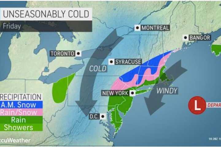 Soaking Rain, Gusty Winds, Snow In Spots Will Be Followed By Sharp Drop In Temps