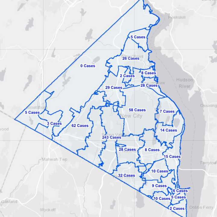 The Rockland County COVID-19 breakdown on Friday, Oct. 30.