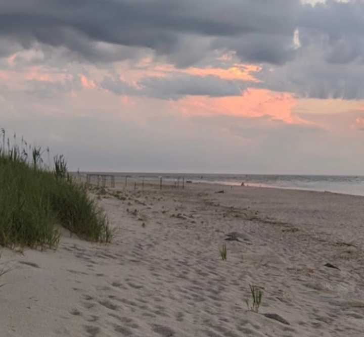 The area where a man&#x27;s body was found near the Silver Point Beach Club on Atlantic Beach.