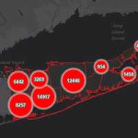 <p>A breakdown of COVID-19 cases in Suffolk County on Monday, Nov. 9.</p>