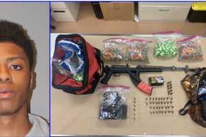 Bridgeport Teen Nabbed With Assault Rifle, 20 Pounds Of Pot, Police Say