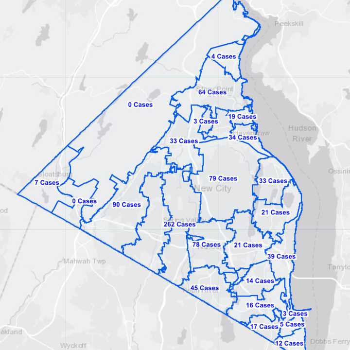 The Rockland County COVID-19 breakdown on Friday, Nov. 13.