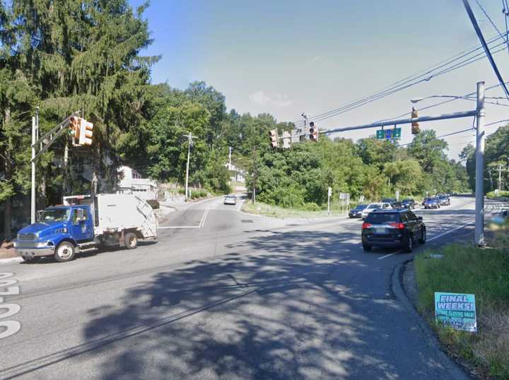 Area of Route 206 and Main Street in Flanders