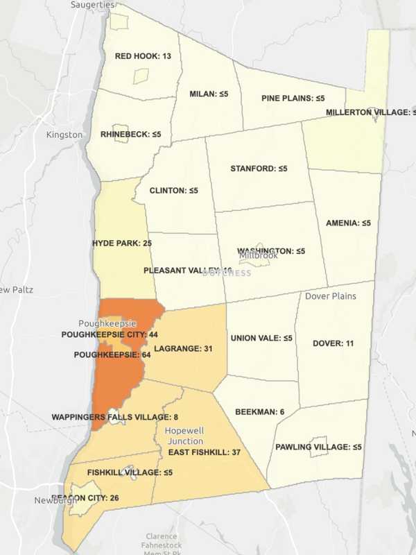 COVID-19: Here's Latest Breakdown Of Dutchess Cases By Town