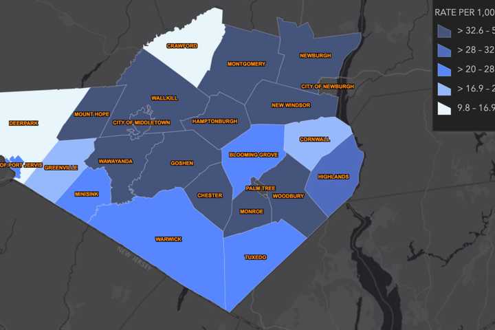 COVID-19: Here's Latest Breakdown Of Orange County Cases By Town