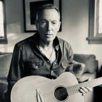 <p>The Jersey Shore&#x27;s Bruce Springsteen introducing a new album, and new guitar.</p>