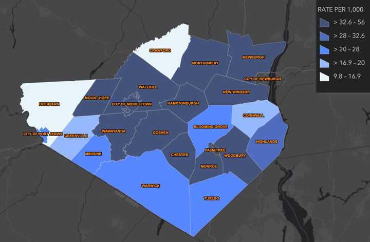 The breakdown of COVID-19 cases in Orange County on Friday, Nov. 20.