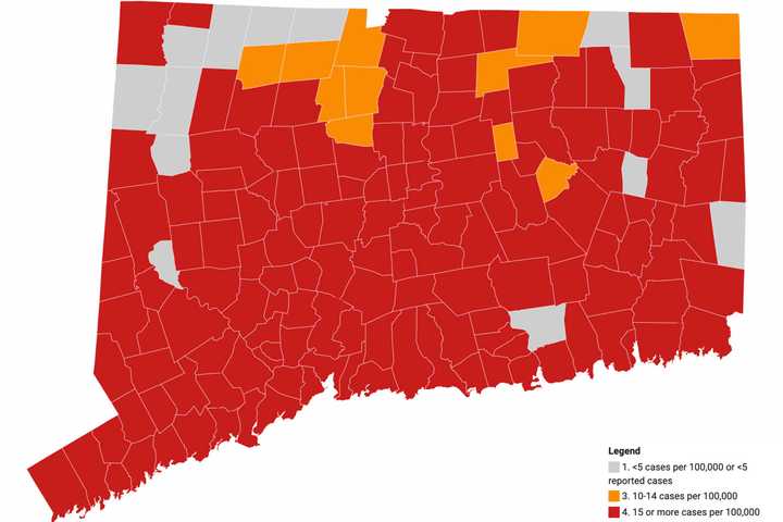 COVID-19: Here's Latest CT Positivity Rate For Testing; Rundown Of New Cases By Location