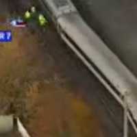 <p>Aerial view of last weeks train derailment. (Photo Courtesy Eyewitness News 7)</p>