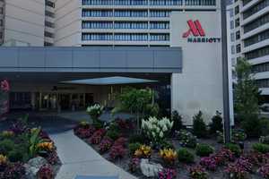 Fire Breaks Out At Marriott Hotel On Long Island