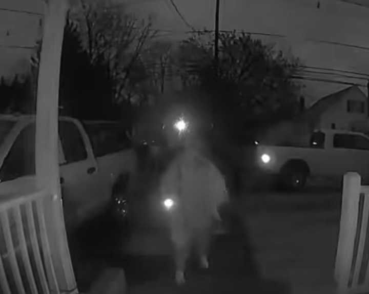 Police in Hackettstown are seeking the public’s help identifying a suspicious person who was caught on surveillance footage peeking onto porches of local homes over the weekend.