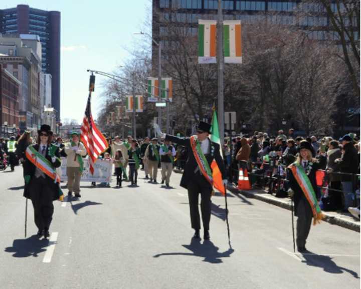 A previous St. Patrick&#x27;s Day parade in New Haven.