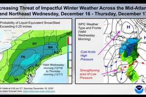 Major Nor'easter Remains On Track After Round Of Snow To Start Workweek