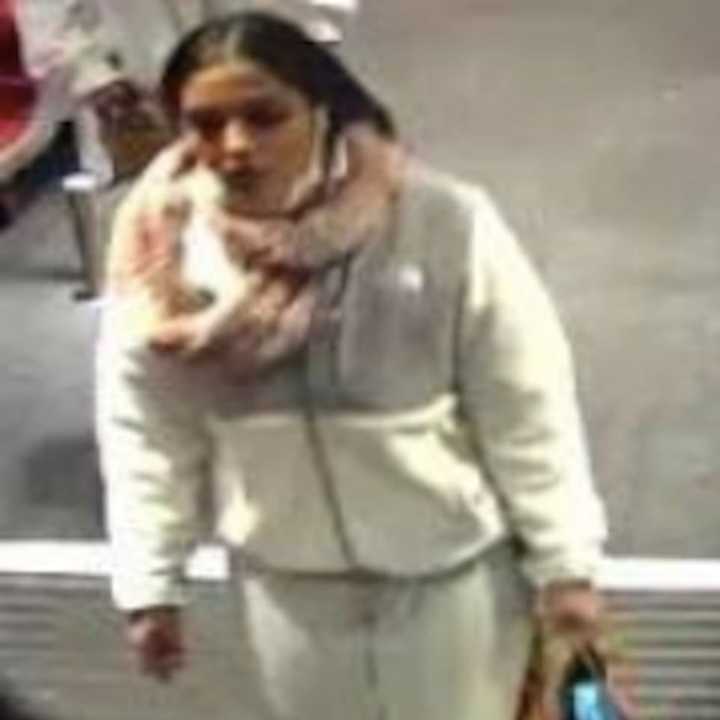 A photo of the wanted woman.