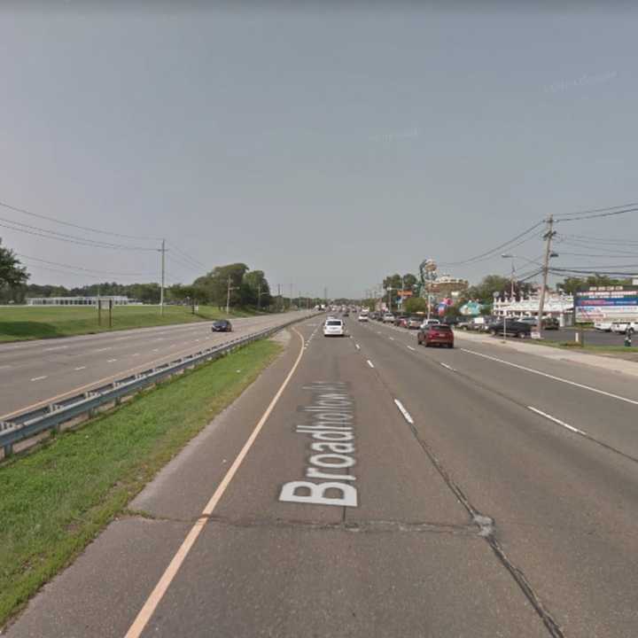 Broadhollow Road near the Long Island Expressway in Melville.