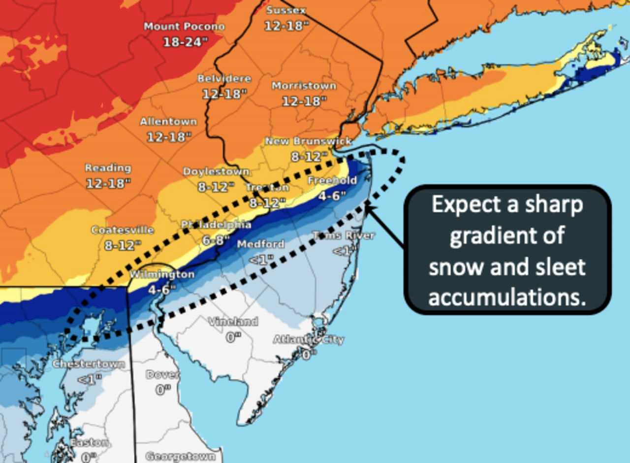 Latest Snowfall Predictions, Timing Of Powerful Winter Storm Headed To