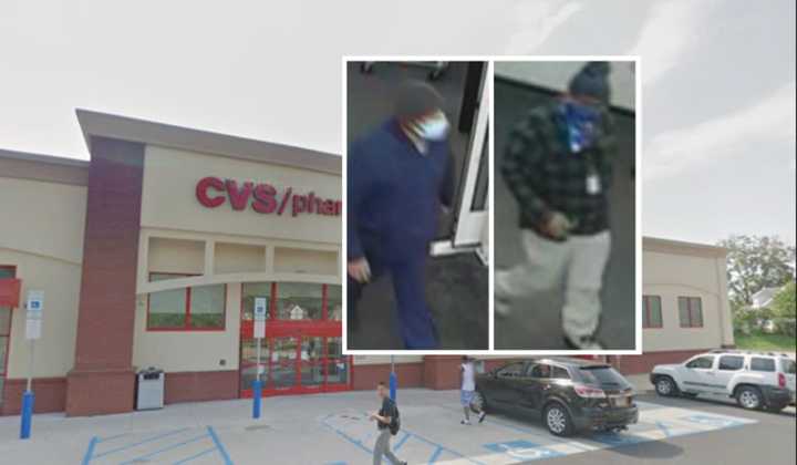 The two men who walked into the Ambler CVS around 8:15 p.m. on Dec. 13 are the same ones who struck multiple stores over the weekend, police said.