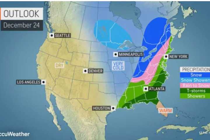 New Round Of Snow Now Possible On Christmas Day