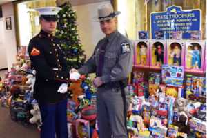 NY State Police Donate Over 1,300 Toys To Area Children For Christmas