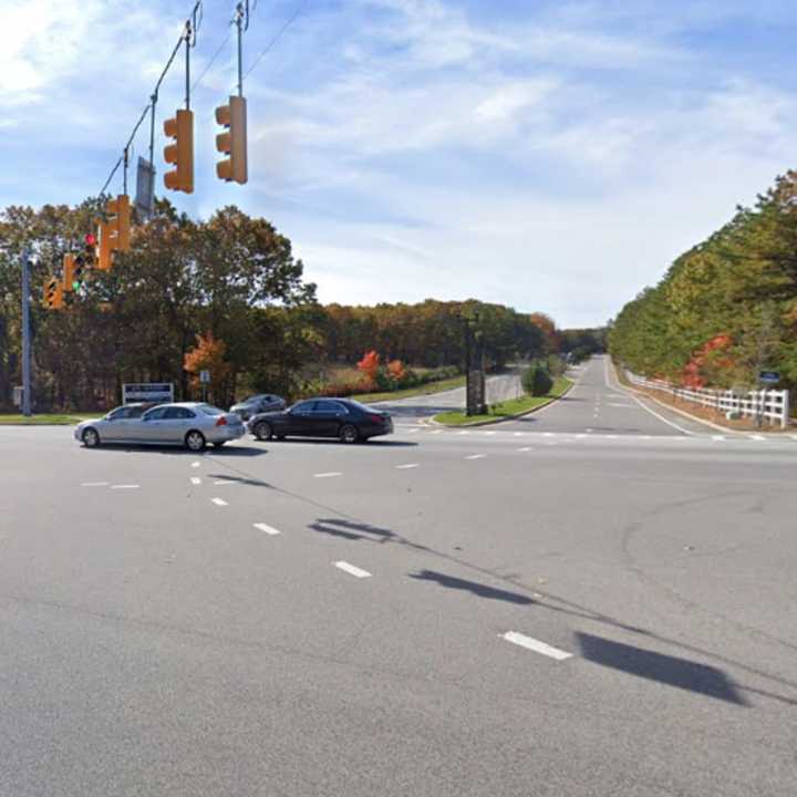 William Floyd Parkway and Yaphank Woods Road in Yaphank.