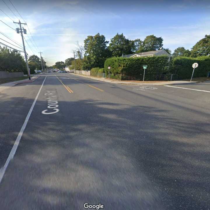 Bay Shore Road, near the intersection of Washington Avenue, in Deer Park.