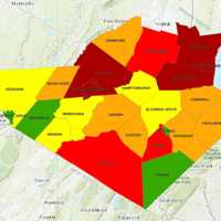 <p>The breakdown of COVID-19 cases in Orange County on Friday, Jan. 8.</p>