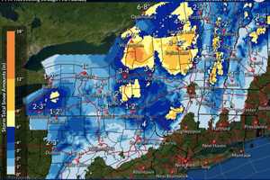 Here Are Brand-New Projected Totals For Areas Expected To See Snow From Storm System